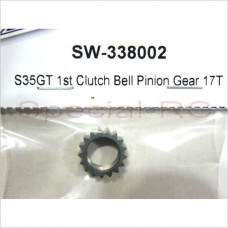 Sworkz 1st Clutch Bell Pinion Gear 17T #SW-338002 [S35-GT2][S35-GT]