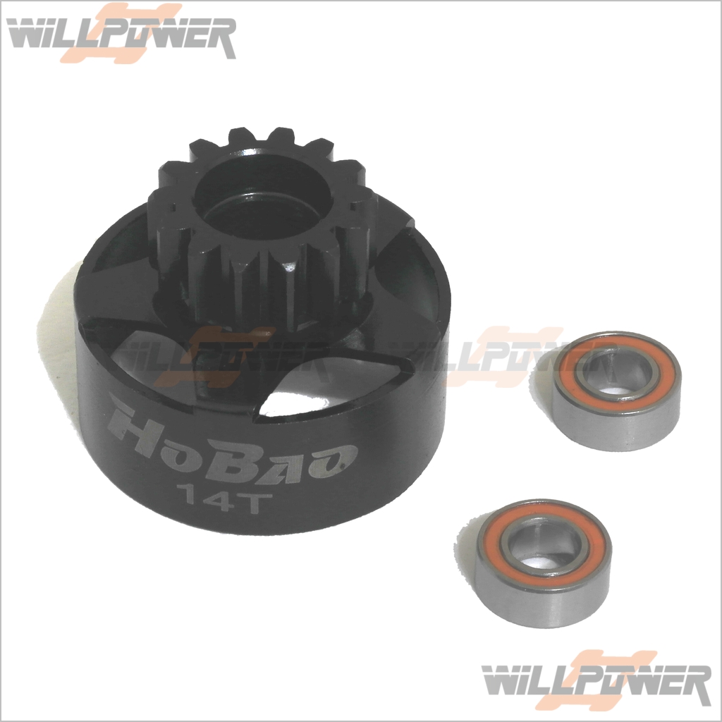 Lightweight Clutch Bell 14T 88232 (RCWillPower) HOBAO 4717677178685 eBay