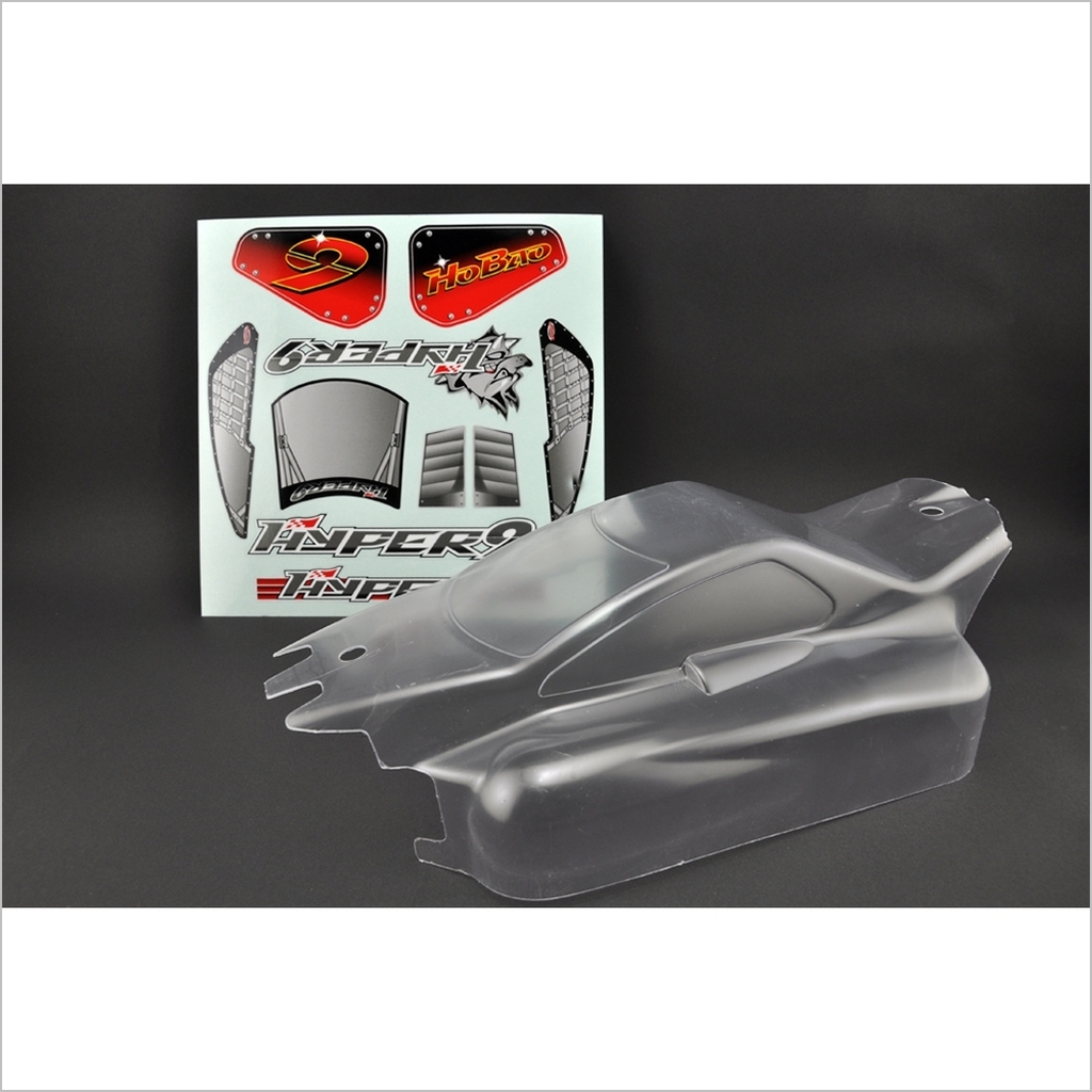 Clear Body Shell Cover #89316 (RC-WillPower) HOBAO Hyper 9E