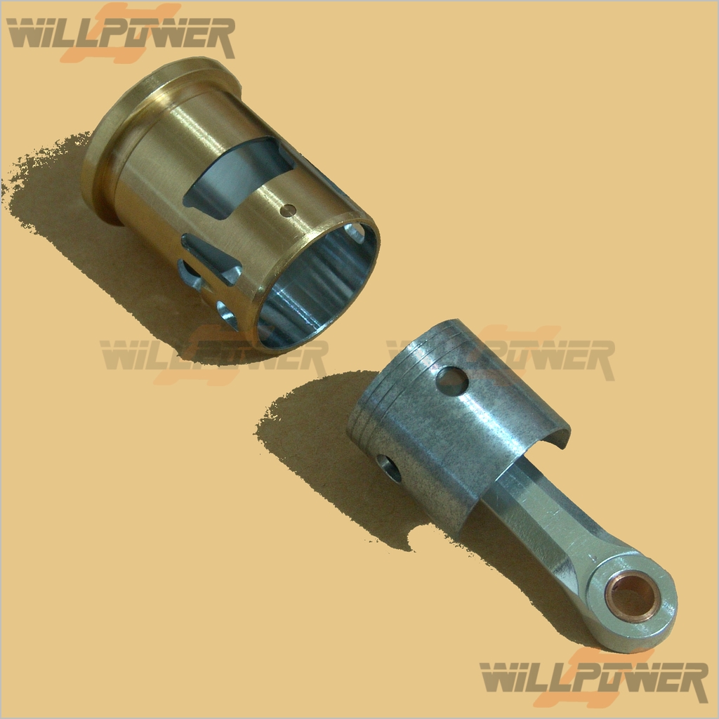 RC-WillPower 28 6P Piston Cylinder Con Rod #TE2831AA SH Engine