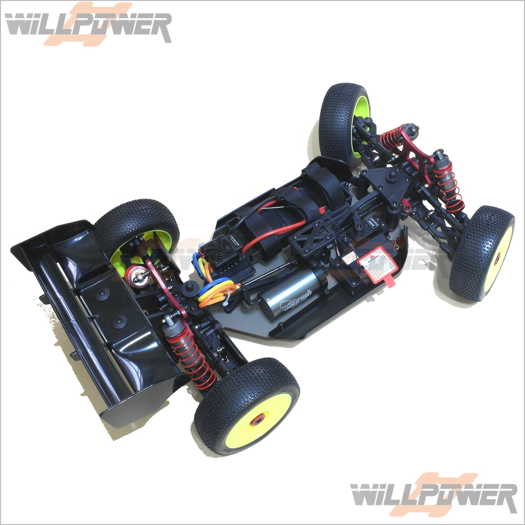 RC-WillPower X3e SABRE Alum 6061-T6//3mm Chassis #X3-91 HongNor 1:8 Dirt Buggy