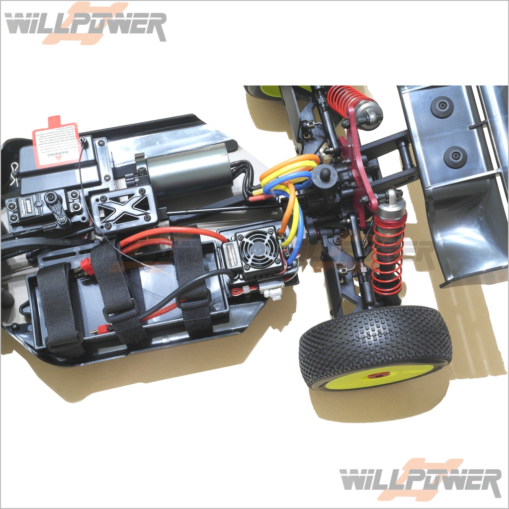 RC-WillPower X3e SABRE Alum 6061-T6//3mm Chassis #X3-91 HongNor 1:8 Dirt Buggy