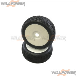 Hot Dice V2 Buggy Dish Wheels Rims C1 Tires Tyres #PCR2003-C1