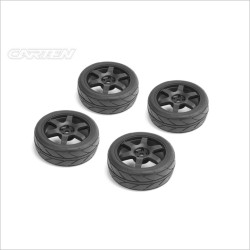 CARTEN TC Intermediate Tires + 6 Spoke Wheels Rims #NHA487 [T410]
