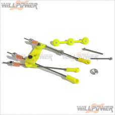 Q-World Throttle Brake Break Horn Arm/Servo Linkage Set #QW-356T