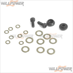 Q-World Clutch Bell Washer w/ Screws #QW-393