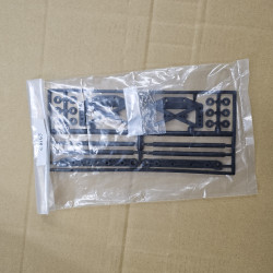 G.V. Model Body support & instruction (for sedan car). can be used by Funny car, Predator Truck, BV (210mm) To #CB165 [V-2000]