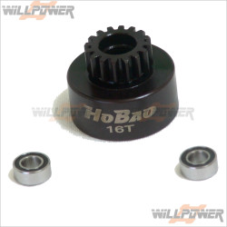 HOBAO 16T Clutch Bell w/Bearing #84056
