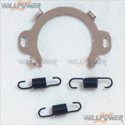HOBAO Manifold Exhaust Pipe Spring Plate #86223 [HyperST][Hyper 9]