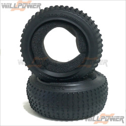 HOBAO Tire - Square Spike, 2 pcs #89075 [Hyper 9]