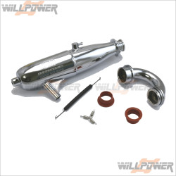 SH EFRA-2075 Exhaust Tuned Pipe / 3 Chamber #SA219CS SH EFRA-2075 Exhaust Tuned Pipe / 3 Chamber #SA219CS