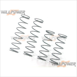 HongNor 16mm Shock Spring, Soft (Grey) * 4pcs #390A [X3 SABRE][X2CRT][NEXX8T][NEXX8]