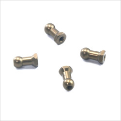 HongNor Alum. 6mm Shock End (Brown) * 4 #280-BR [SCRT-10][OB4 II][NEXX10][LD3][CRT.5][CD3]