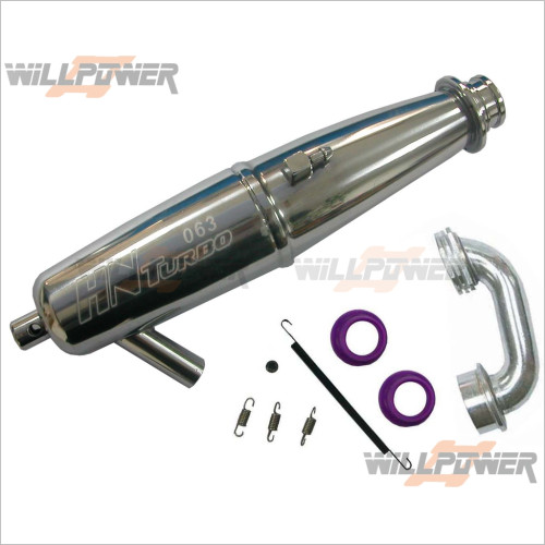 HongNor 1/8 In-Line Pipe Set, Polished 063 * 1 set #PI-801