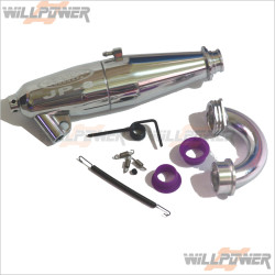 HongNor In-Line Muffler Manifold Exhaust Pipe JP-3 #JAMMIN-3P HongNor In-Line Muffler Manifold Exhaust Pipe JP-3 #JAMMIN-3P