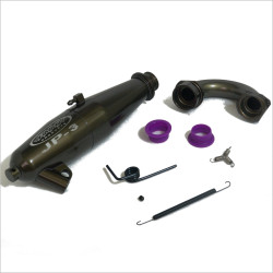 HongNor JAMMIN-JP-3 In-Line Muffler Manifold Exhaust Pipe #JAMMIN-3H