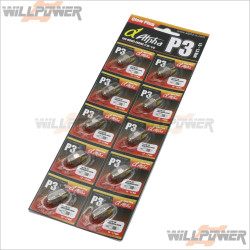Alpha Turbo Glow Plug P3 Hot 10pcs #MP01-010602 Alpha Turbo Glow Plug P3 Hot 10pcs #MP01-010602