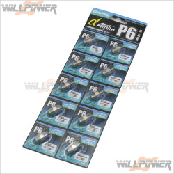 Alpha Turbo Glow Plug P6 Cold 10pcs #MP01-010702 Alpha Turbo Glow Plug P6 Cold 10pcs #MP01-010702