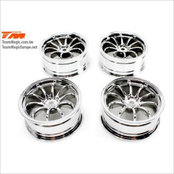 K Factory 10 Spoke Drift Wheels Rims #K7621S [E4D][E4]