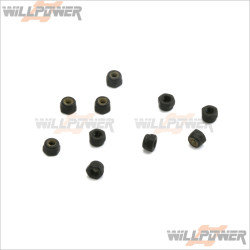 TeamMagic 3mm Steel Locknuts #111007ST [MF Pro][M8ER][G4RS][G4][E6 III BES][E6 III][E6][E5][E4RS III][E4JR II][E4D MF][E4D][B8ER]