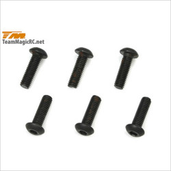 TeamMagic Button Head Screws #126310BU [MF Pro][M8ER][G4RS][G4][E6 III BES][E6 III][E6][E5][E4RS III][E4JR II][E4D MF][E4D][B8ER]