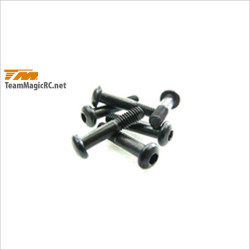 TeamMagic Button Head Screws #126316BU [M8ER][G4RS][G4][E6 III BES][E6 III][E6][B8ER]