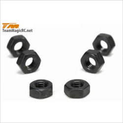 TeamMagic 3.5mm Steel Flat Nut (6) #111147F [M8JR][M8ER][B8ER]