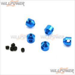 Q-World 2mm Alum. Stopper (Blue) #QW-304N Q-World 2mm Alum. Stopper (Blue) #QW-304N