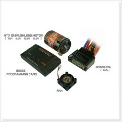 NOVATECH 70A Brushless ESC + 2800KV/13.5T Motor + Card (Car) #PW-700M-135