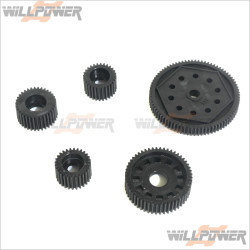 PR Spur Gear + Idler Gear + Differential Gear #66400096 [S1]