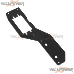 HongNor Alum. Radio Tray (Hard-coated) #XT-39-BK [X2CRT][NEXX8T]