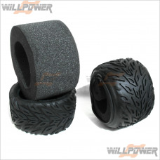 HOBAO Monster Truck Tyres Tires w/ Foam #BT-502 [Hyper MT]