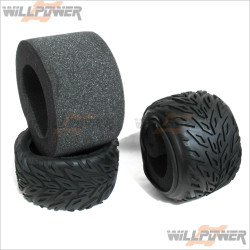 HOBAO Monster Truck Tyres Tires w/ Foam #BT-502 [Hyper MT]