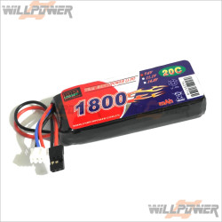 EP EP 7.4V/1800mAh Li-PO Flat Pack Rechargeable Battery #EP-1800-20C