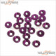 WeiHan Aluminum 4mm Countersink Washer (Purple/20 pcs) #WH-228