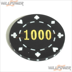 WillPower CASINO Poker Gambling Chip $1000 (Las Vegas/Macau) #N4W WillPower CASINO Poker Gambling Chip $1000 (Las Vegas/Macau) #N4W