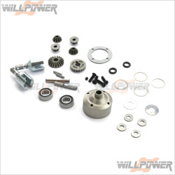 TeamMagic Diff. w/ Steel Case #505301 [E6 III BES][E6]