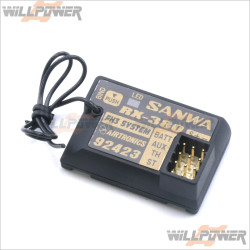 SANWA RX-380 Receiver 2.4GHz FHSS3 #RX-380
