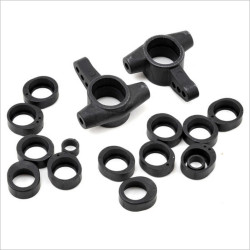 HB Racing D216 - STEERING BLOCK/TRAIL INSERT SET #116312 [D216]