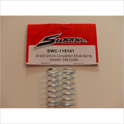 Sworkz S14/S12/S104 Competition Shock SpringA3(45X1.2X8.0)(GN) #SWC-115141 [S14-2]