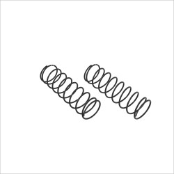 Sworkz S14/S12 Black Competition Rear Shock Spring (L2-Dot)(57X1.1X9.25) #SWC-115162 [S14-2]